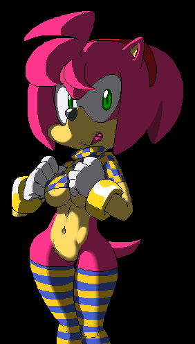 amy_rose beige_skin color female female_only fur furry hedgehog hotred pink_fur seikoseeley skin solo sonic_(series)