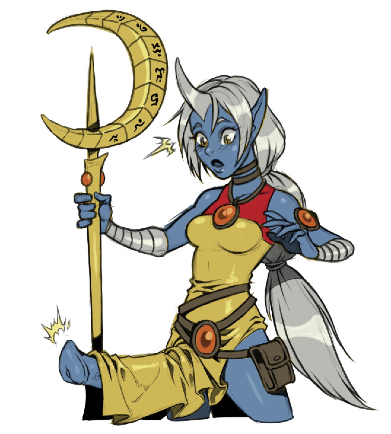 1futa, accidental exposure, animal genitalia, animal genitalia on humanoid, animal penis, bare arms, bare shoulders, blue penis, blue skin, blush, bottomless skirt, breasts, cameltail, curvy, dark skin, dark-skinned futa, darkmisterbadboy, dress, dress on penis, embarrassed nude futa, equine penis, erection, erection under clothes, erection under loincloth, erection under skirt, exposed, exposed penis, futa only, futa sans balls, futanari, grey hair, horn, horsecock, horsecock on humanoid, huge cock, hyper, hyper penis, ineffective clothing, ineffective loincloth, intersex, intersex only, large breasts, league of legends, loincloth, loincloth lift, long hair, long penis, looking at penis, looking down, no panties, open mouth, penis, penis bulge, penis out, penis peek, penis under clothes, penis under loincloth, penis under skirt, pointy ears, skirt, skirt lift, solo, soraka, spread legs, staff, standing, thick penis, uncensored, wardrobe malfunction, weapon, white background, wide hips