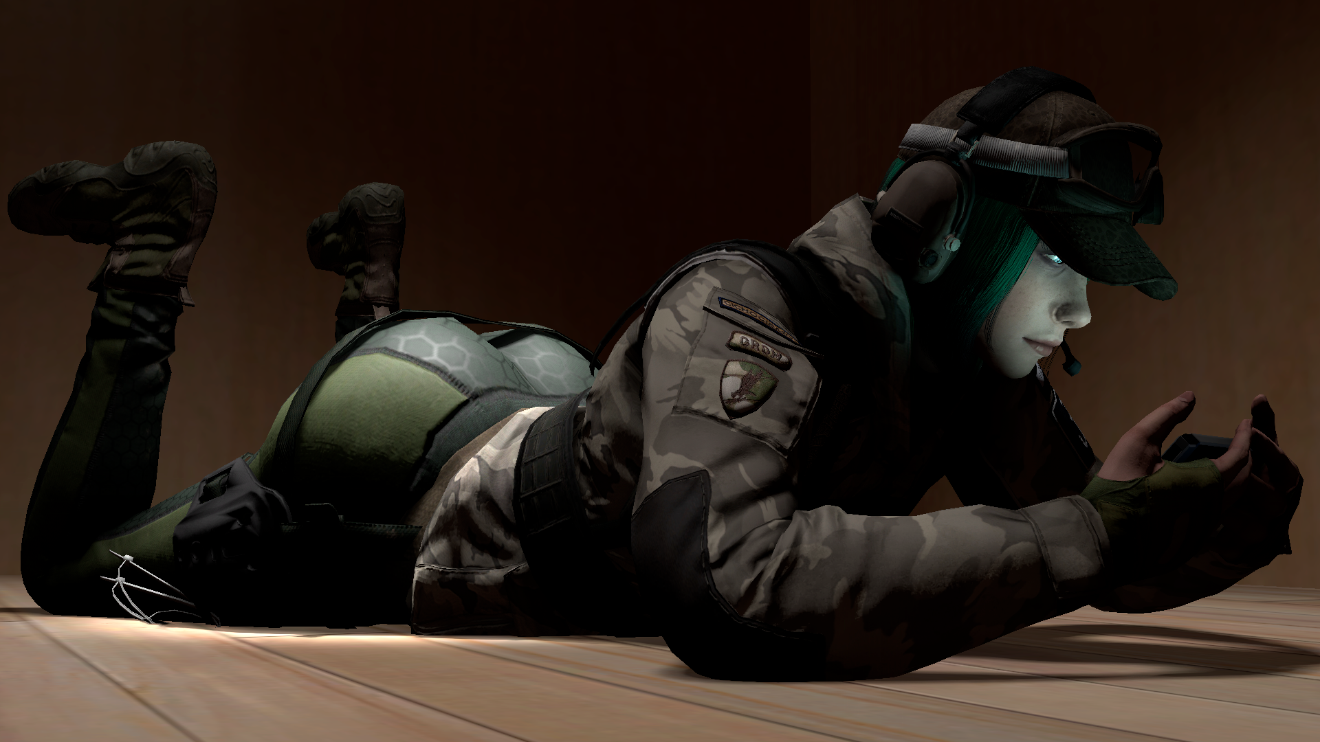 1girls, 3d, ass, ass up, big ass, distracted, ela (rainbow six), female, gigantic ass, huge ass, laying down, phone, rainbow six, rainbow six siege, source filmmaker, tagme, theduudeman, thick, thick ass, tom clancy, ubisoft