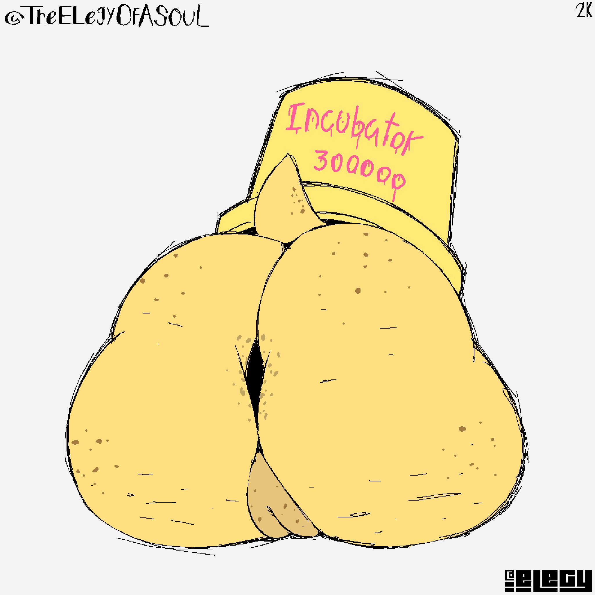 1girls, alphys, anus, artist signature, ass, big ass, deltarune, elegy, fat ass, freckles, freckles on ass, huge ass, onahole, pussy, simple background, tail, theelegyofasoul, twitter username, undertale (series)