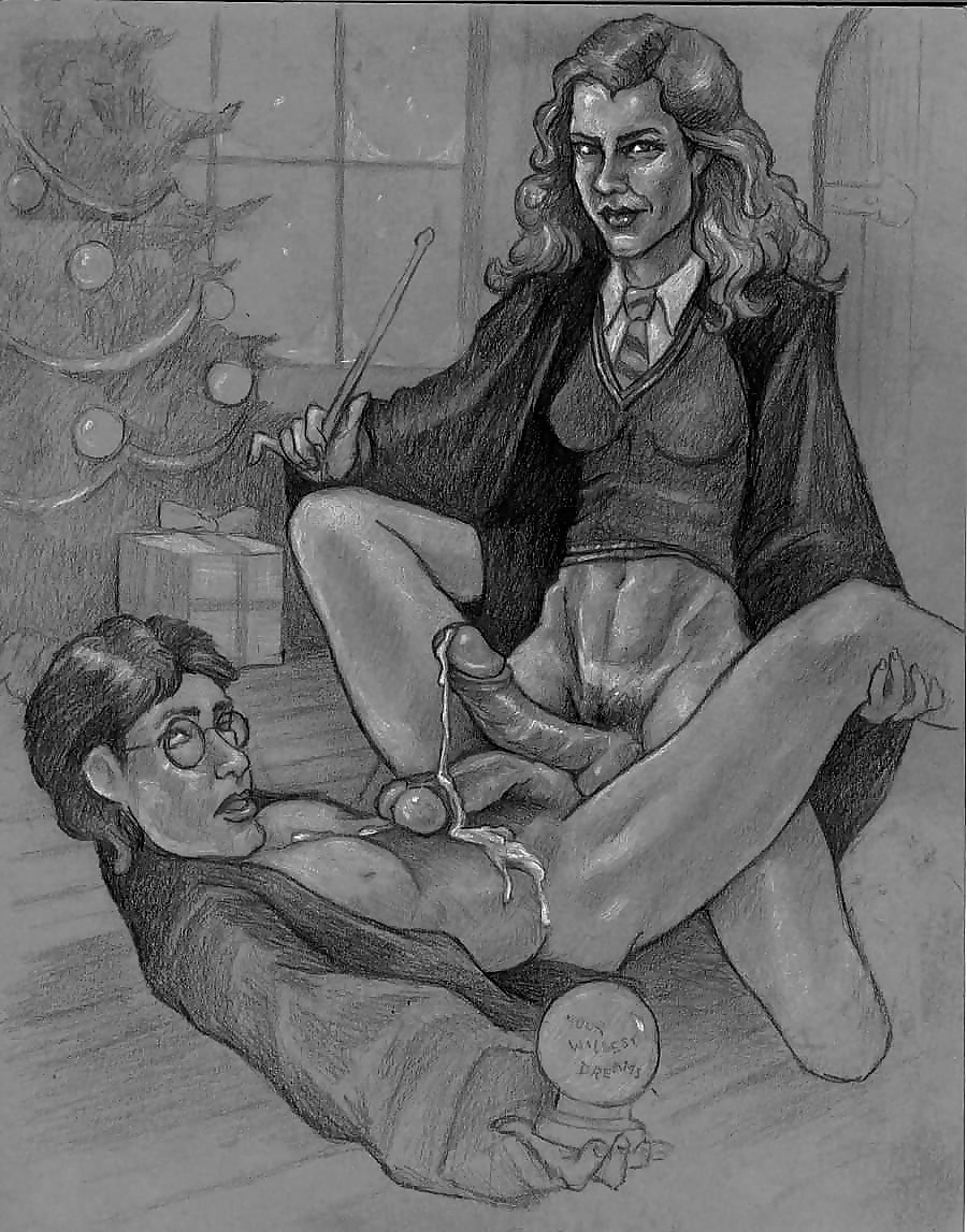 1boy 1futa 2d anal anal_sex background black_and_white bobby_luv bottomless bottomless_female bottomless_male christmas christmas_decorations christmas_present christmas_tree crystal_ball cum cum_drip cum_on_body cum_on_own_chest cum_on_penis cum_on_self cumming decoration duo ejaculation fantasy full_body futa_is_bigger futa_on_male futa_on_top futadom futanari gift gift_box glasses hair harry_james_potter harry_potter hermione_granger holding_object human human_only kneeling long_hair long_sleeves lying magic magic_user male male_only missionary_position monochrome mutual_orgasm necktie neckwear nudity on_back on_floor open_clothes open_mouth open_robe orgasm partially_clothed pencil_(artwork) pubic_hair robe rolling_eyes round_glasses sex shirt shirt_up side_view sleeves tie traditional_media_(artwork) tree wand wavy_hair witch wizard