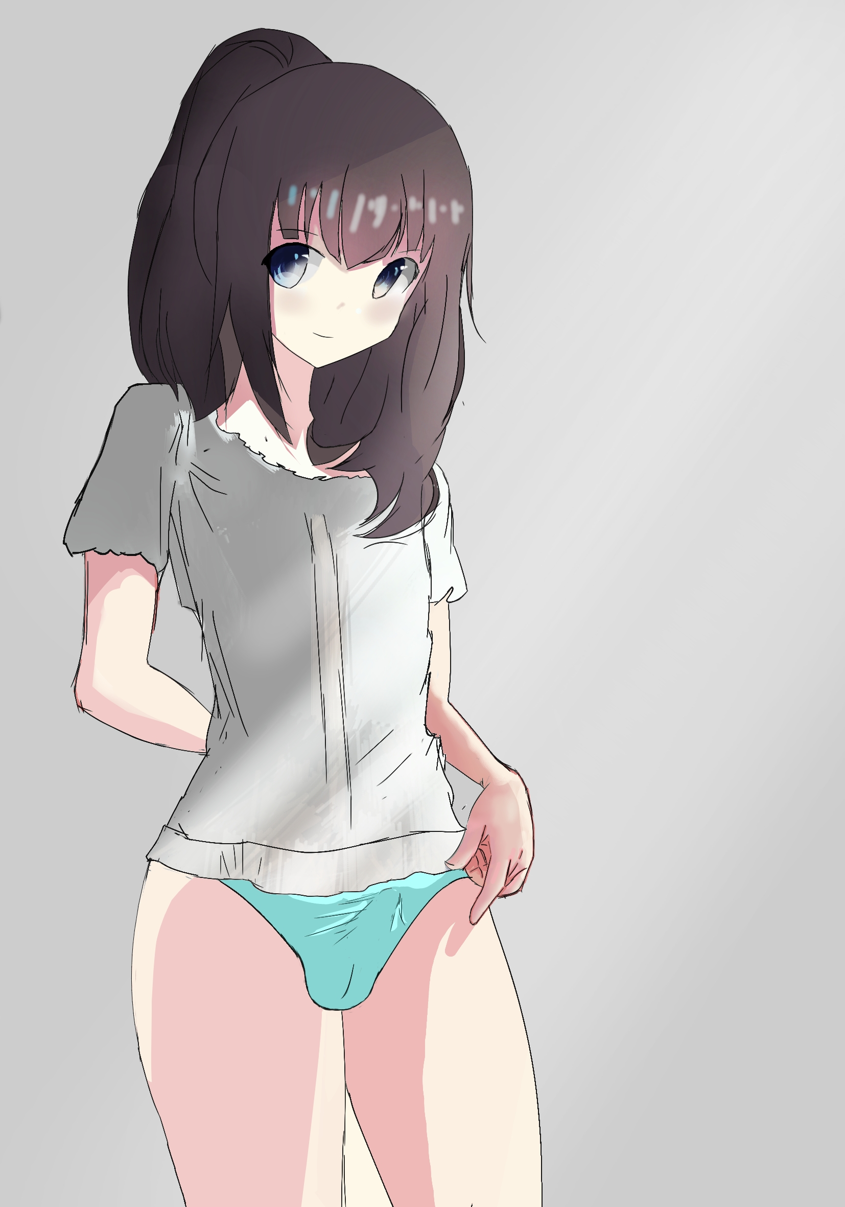 1boy, arayi, balls, balls bulge, balls in panties, balls under clothes, brown hair, cameltail, crossdressing, erection, erection in panties, erection under clothes, femboy, girly, legs, male, male only, panties, panty bulge, penis, penis bulge, penis in panties, penis under clothes, precum, precum drip, small balls, small penis, trap