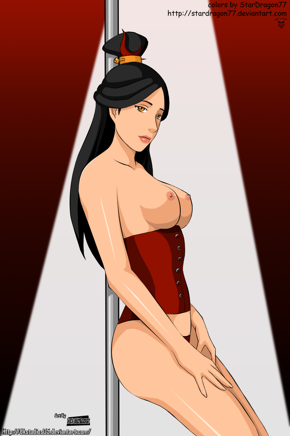 1girls artist_name avatar_legends avatar_the_last_airbender clothing dk_studios female female_only fire_nation human medium_breasts nickelodeon pole_between_ass solo stardragon77 straight_hair stripper_pole ursa_(avatar)