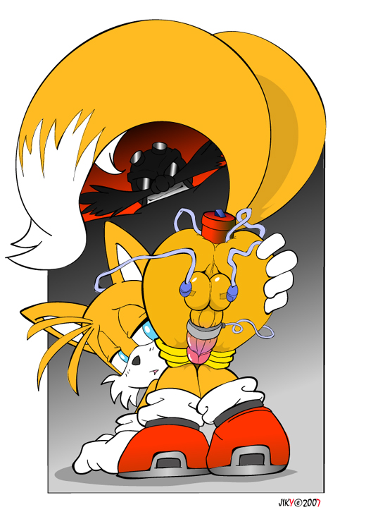 2007 anal anal_torture anthro ass balls bent_over canine dr._eggman dr_robotnik fox fur human insertion interspecies ivo_robotnik jiky male male_only male_ryona mammal nude penis sega solo_focus sonic_(series) sonic_team sonic_the_hedgehog_(series) sonic_the_hedgehog_2 tagme tails torture