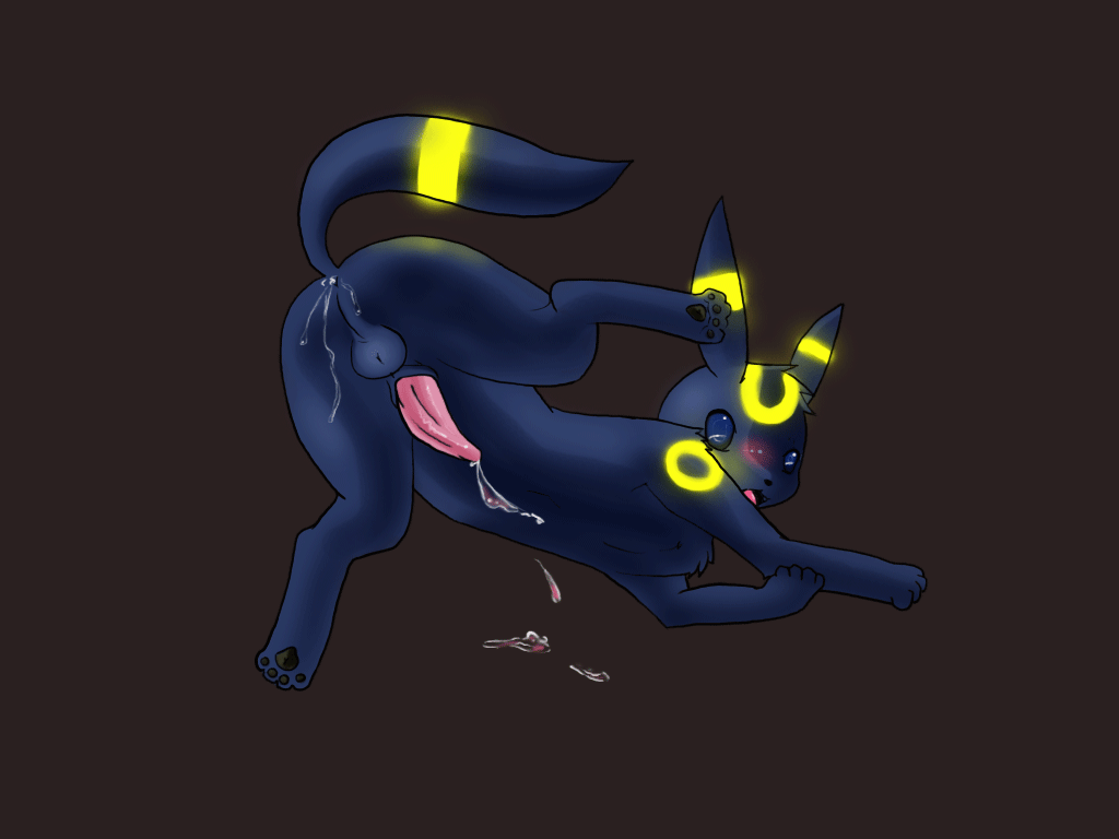 color cum eeveelution feral fur juubi male male_only nintendo nude penis pokemon pokemon_(species) solo tagme umbreon