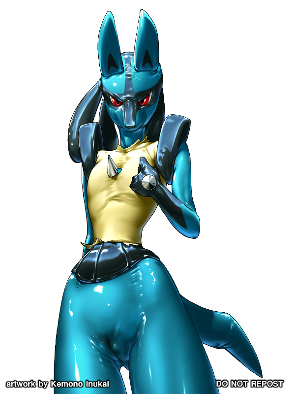 female_lucario kemono_inukai lucario pokemon pokemon_(species) tagme