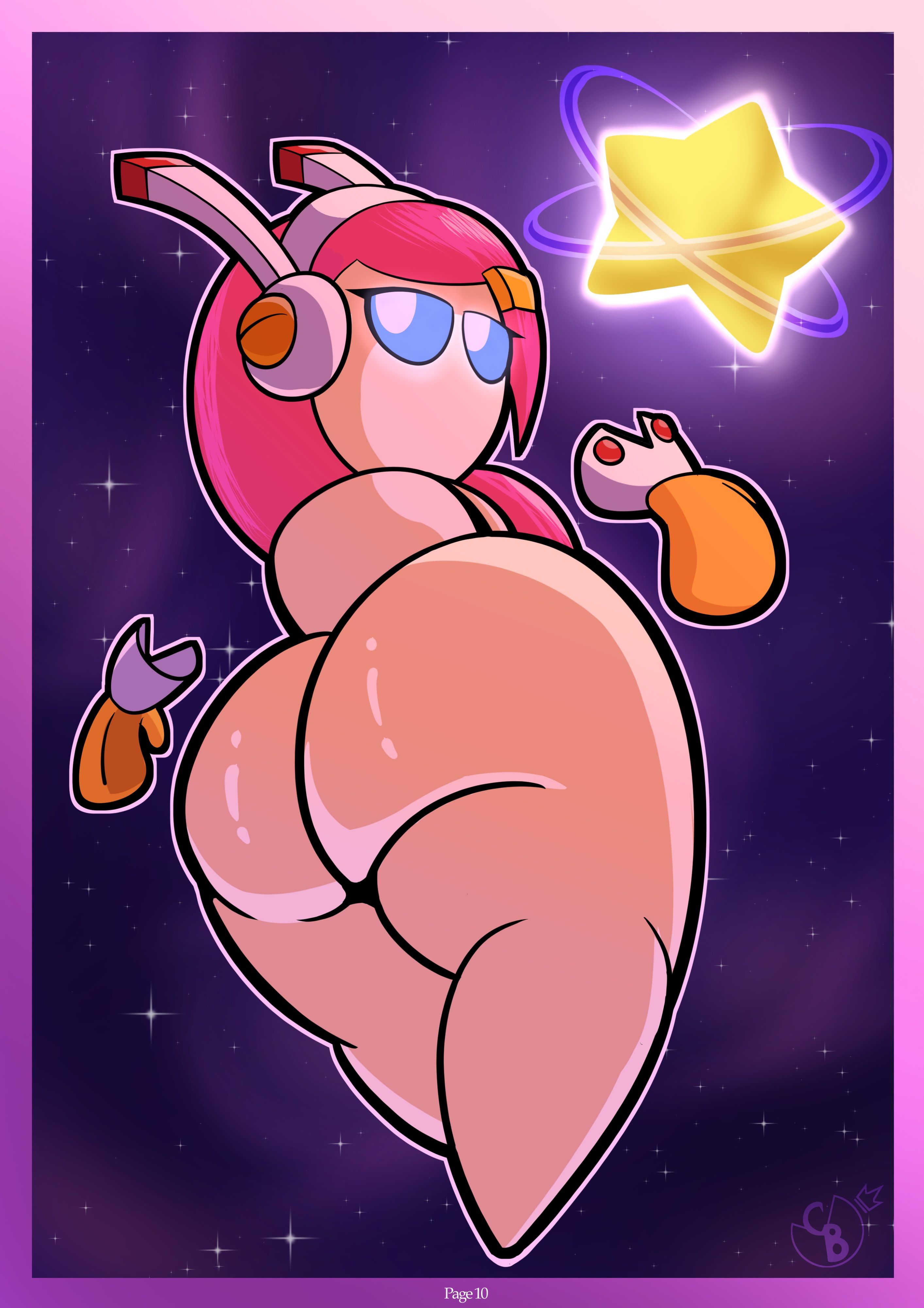 1girls, ass, big ass, breasts, cheesyboy888, female, kirby (series), nude, susie (kirby), tagme