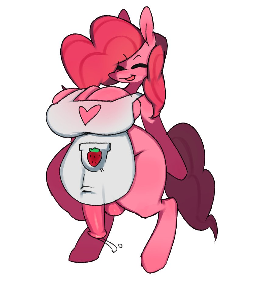 1futa 1futanari annacrazytoivo anthro belly big_balls big_breasts big_penis breasts female futanari hasbro horsecock my_little_pony pink_body pinkie_pie_(mlp) pony thick_thighs wide_hips