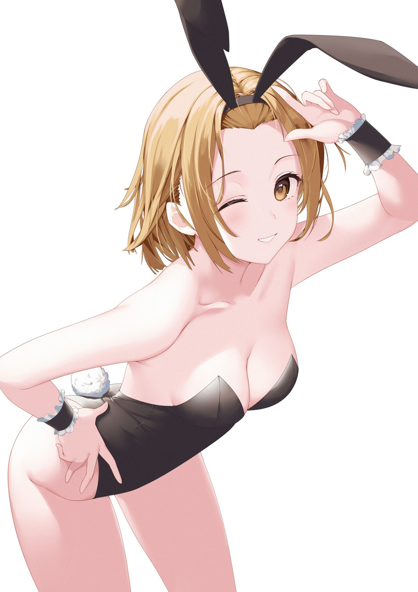 1girls artist_request bunnysuit k-on! ritsu_tainaka_(k-on!)