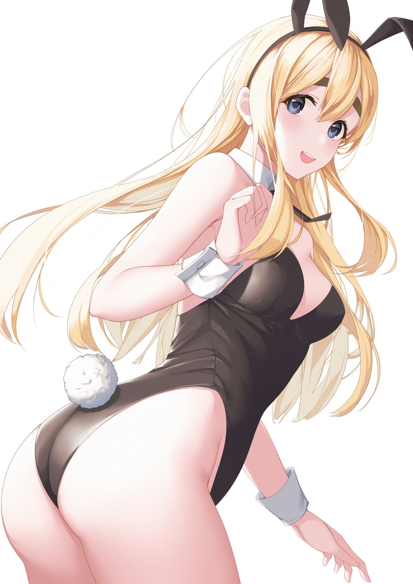 1girls artist_request bunnysuit k-on! tsumugi_kotobuki_(k-on!)