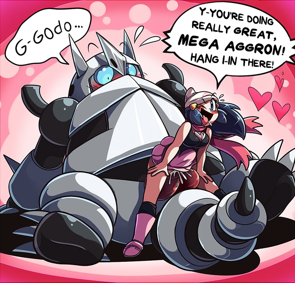 ... 1boy 1girls 3_toes aged_up aggron alternate_breast_size armor bent_over big_ass big_belly big_breasts big_eyes big_feet big_penis big_tail black_eyes blue_eyes blue_sclera blush boots breasts chubby claws clothed_female_nude_male cum cum_inside dawn_(pokemon) feet female female_on_feral feral feral_on_human grey_skin hat heart huge_ass huge_cock human human_on_feral hyper_penis impossible_fit interspecies knot large_ass large_penis larger_male leaking lewdloaf long_hair male mega_aggron mega_evolution nintendo nude on_top open_mouth overweight overweight_male penis pink_background pokemon pokemon_(species) pokemon_dppt pokemon_oras pokemon_rse scalie scarf sex shirt sitting size_difference skirt smaller_female smile socks source_request standing sweat tail text text_bubble thick_thighs tongue vaginal_penetration wide_hips