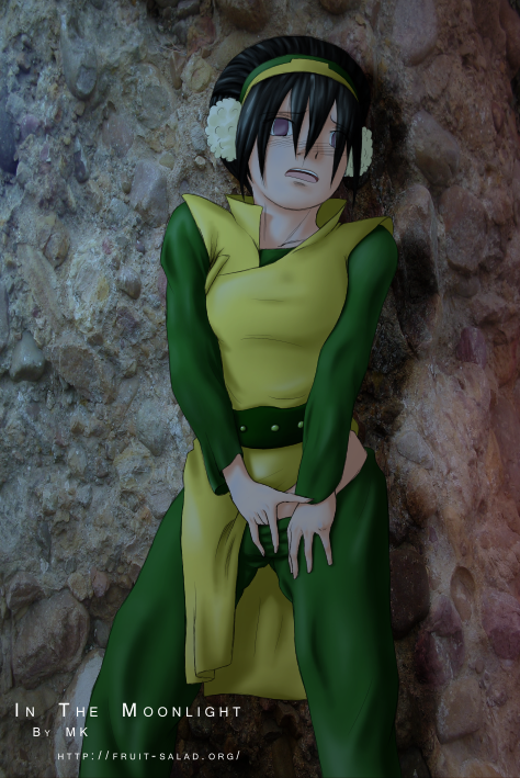 47k avatar_the_last_airbender clothed_masturbation clothing color female female_only human masturbation mk multiple_females multiple_girls straight_hair toph_bei_fong yuri