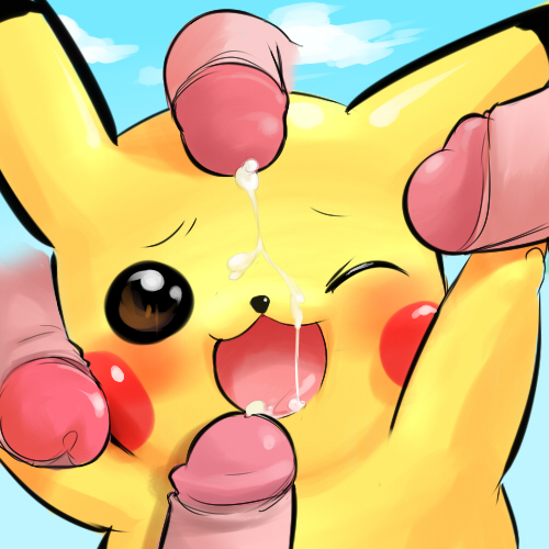 cum male/ambiguous nintendo pikachu pokemon shiroisora tagme