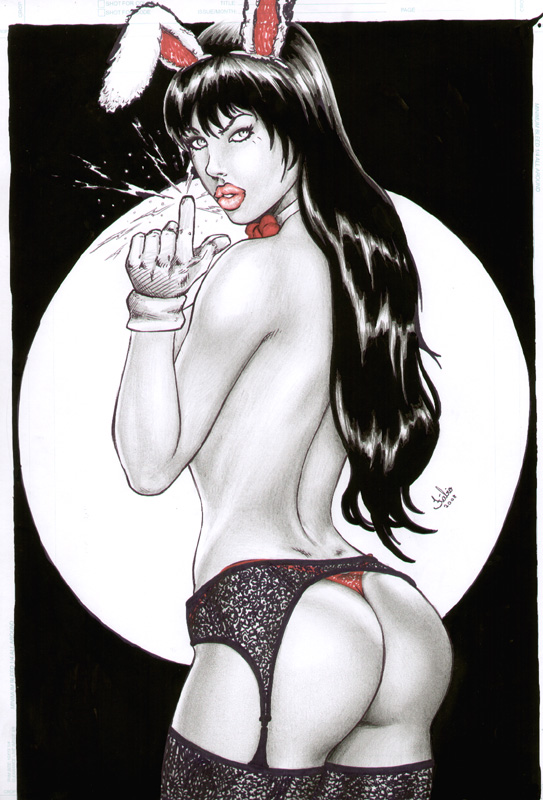 1girls ass black_and_white black_hair dat_ass dc fabio female female_only gloves long_hair looking_at_viewer monochrome naughty_face solo straight_hair tagme thong zatanna