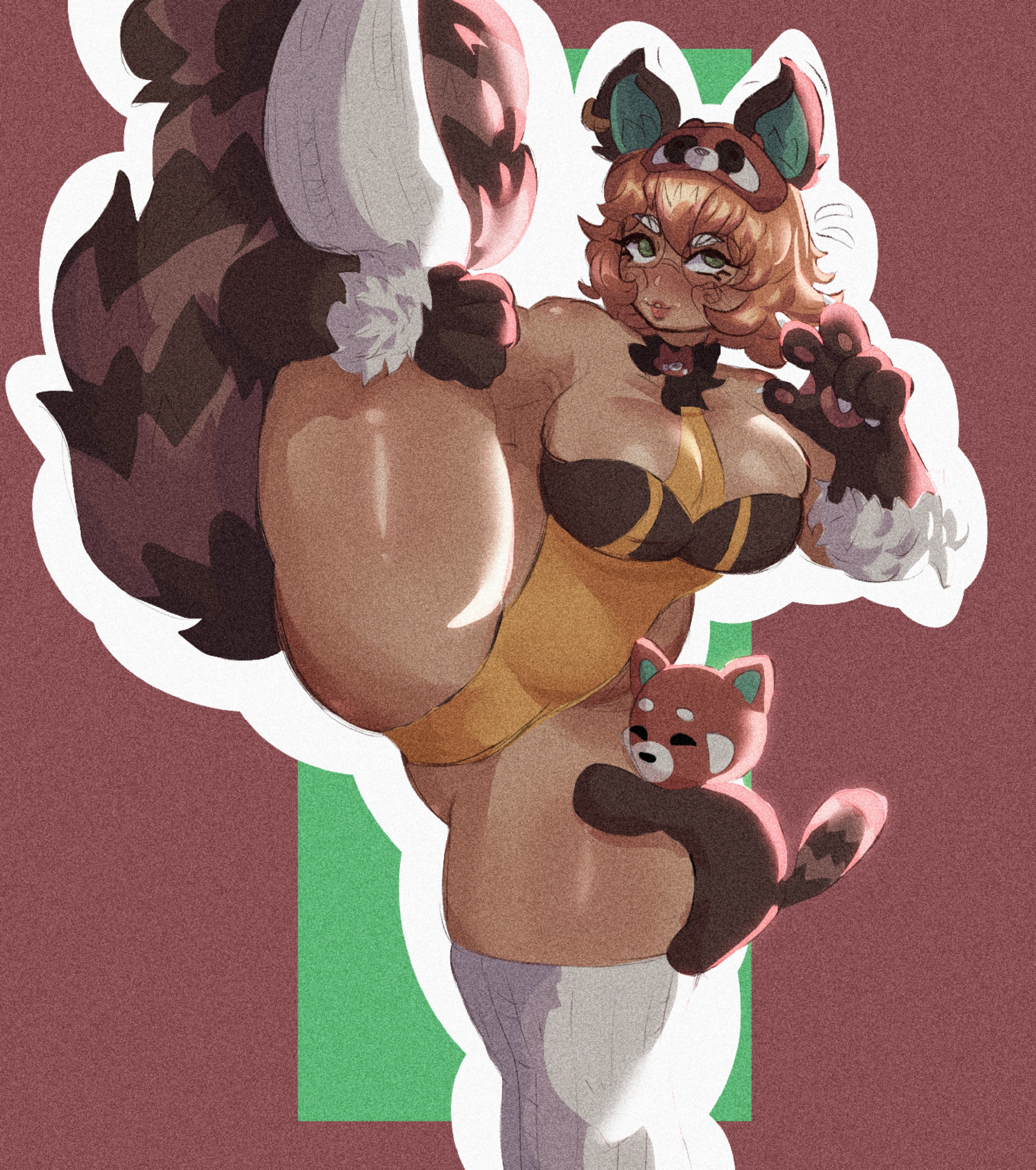 2d, big ass, big breasts, dewi aleman, doreen green, fat ass, female, female only, fully clothed, marvel, marvel rivals, red panda, squirrel, squirrel girl (marvel rivals), squirrel girl (marvel), squirrel girl (red panda), tagme, thick thighs, wide hips