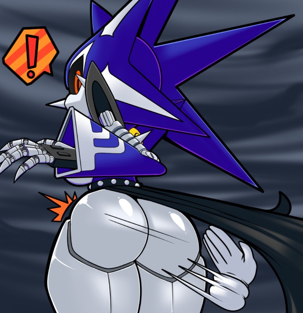 ! 1:1 absurd_res ass ass_slap big_ass breasts digital_media_(artwork) disembodied_hand female genderswap hi_res machine marthedog metal_sonic metal_sonique neo_metal_sonic orange_eyes robot rule_63 shoulder_pads sonic_(series) sonic_the_hedgehog_(series) superbunnygt tagme video_games