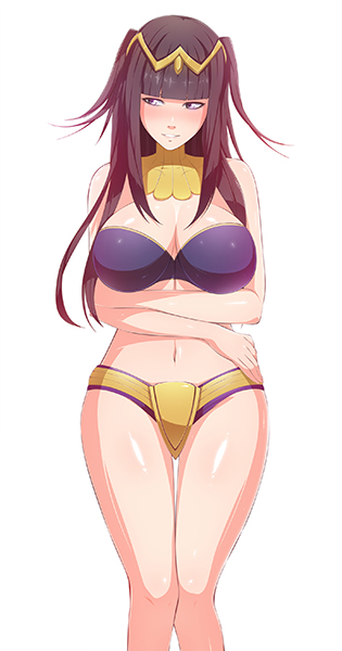 big breasts, black hair, blue-senpai, breasts, definitelynotblue, female, female only, fire emblem, fire emblem awakening, long hair, nintendo, solo, solo female, solo focus, tharja (fire emblem), thick thighs