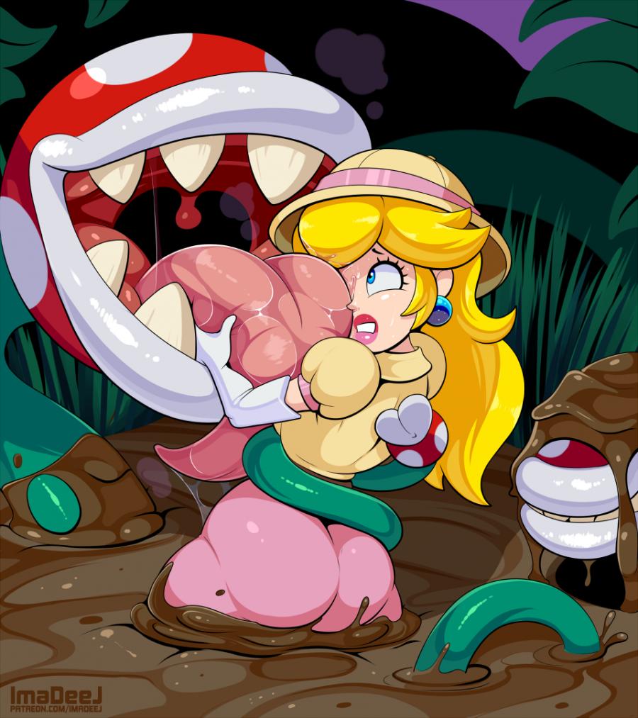 1girls ass big_ass big_breasts big_butt blonde_hair curvaceous curvy female hat huge_ass huge_breasts huge_butt imadeej imminent_penetration imminent_rape imminent_sex imminent_vore licking mario_(series) mud nintendo piranha_plant plant princess_peach quicksand saliva sink sinking super_mario_odyssey vore