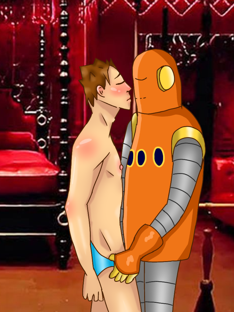 artist_request brain_pop brainpop gay half_naked interspecies moby_(brainpop) robot sex_dungeon tim_(brainpop) tim_and_moby yaoi