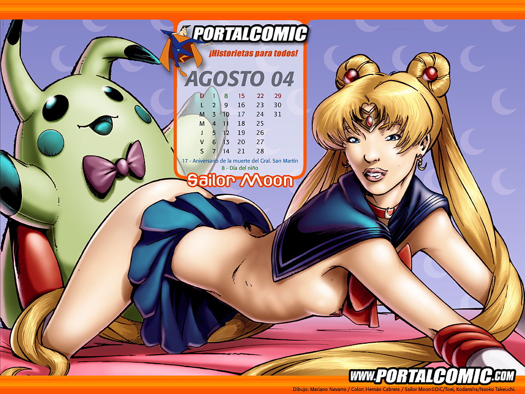 1girls all_fours bent_over bishoujo_senshi_sailor_moon blonde_hair blue_eyes breasts clothing doggy_style female female_only from_behind long_hair mariano_navarro nipples sailor_moon skirt small_breasts solo stuffed_toy tagme topless usagi_tsukino