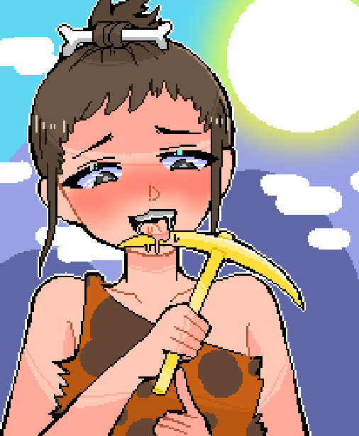 author blush byuuni#9591 growtopia licking pickaxe pixel_art sun