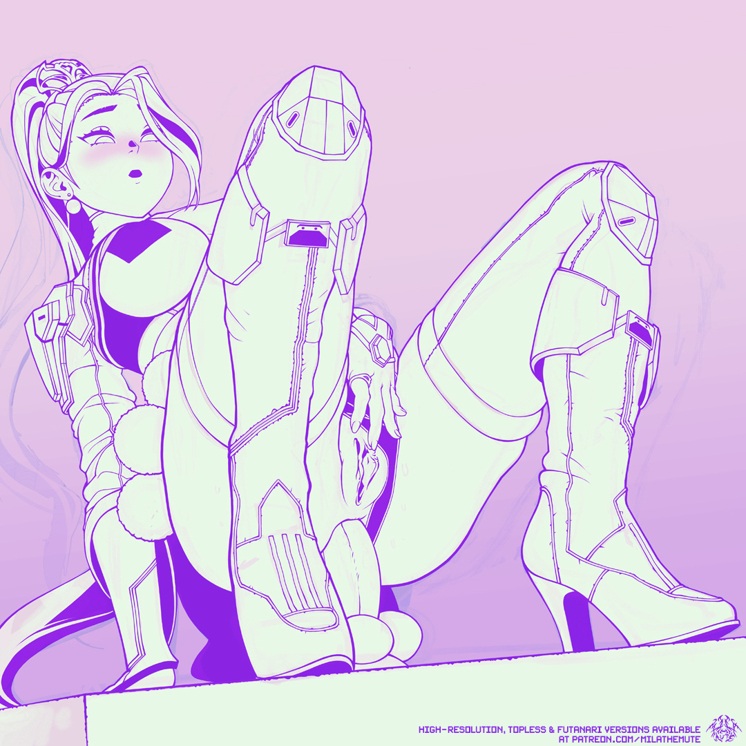 anal, anal masturbation, anal penetration, anus, dildo, dildo in ass, female, high heel boots, high heels, masturbation, mila the mute, pussy, rubbing pussy, sage (valorant), tagme, valorant, video game character