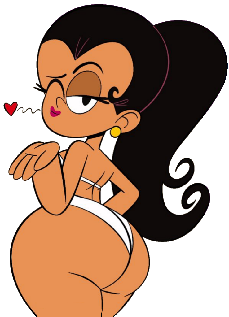 1girls, ass, big ass, big butt, black hair, blowing kiss, bottom heavy, bra, breasts, bubble ass, bubble butt, carlota casagrande, codykins123, dark skin, dark-skinned female, fat ass, female, female only, half-closed eye, huge ass, huge breasts, huge butt, kissing, large ass, latina, lipstick, looking at viewer, looking back, one eye closed, panties, solo, solo female, solo focus, straight hair, the loud house, thick, thick ass, thick thighs, thighs, transparent background, underwear, wink