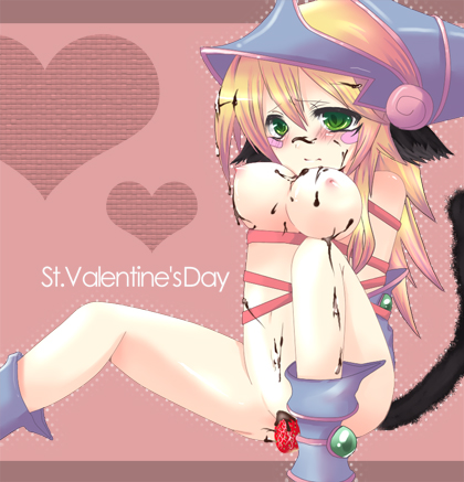 1girls dark_magician_girl eema female tagme valentine's_day yu-gi-oh!