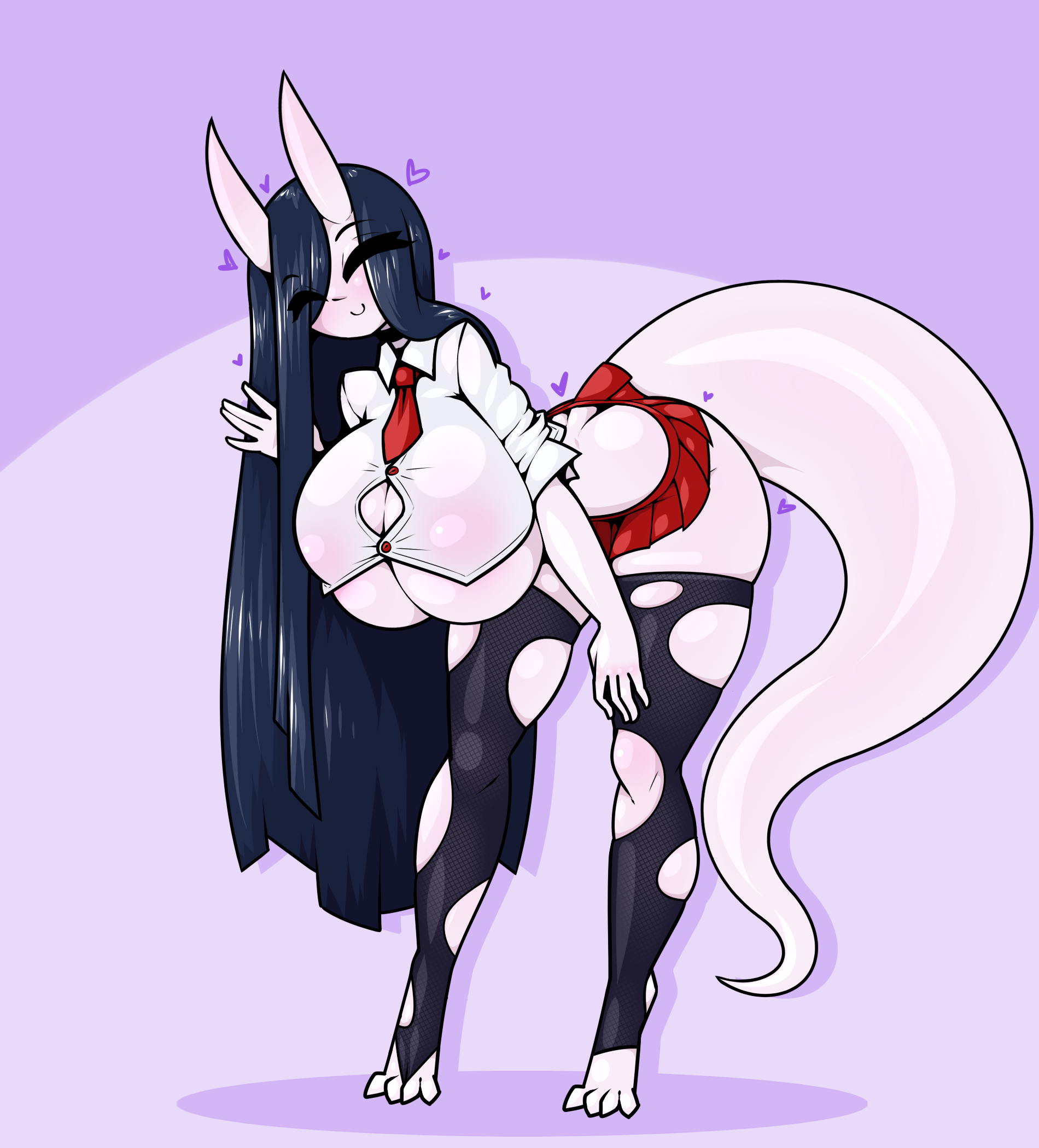 1girls, big breasts, breasts, cleavage, female, female only, huge breasts, kuu (burningsigil), large breasts, limebreaker, original, solo
