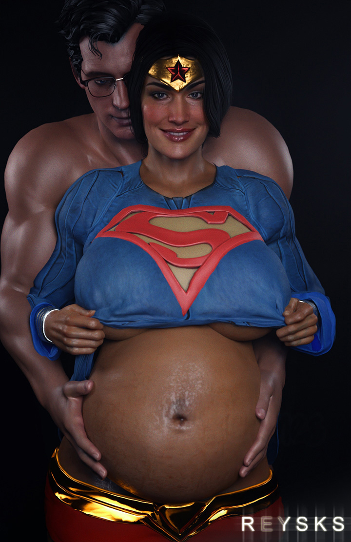 1boy 1boy1girl 1girls 3d 3d_(artwork) alien alien_humanoid amazon athletic athletic_female big_breasts black_hair breasts bust busty clark_kent cleavage couple curvy curvy_figure dark_hair dc dc_comics demigod demigoddess diana_prince female fit fit_female gigantic_breasts handjob hands_on_belly heavily_pregnant heroine hips hourglass_figure huge_breasts human humanoid injustice_2 justice_league kal-el large_breasts legs light-skinned_female light-skinned_male light_skin lips long_hair looking_at_viewer olive_skin pregnant pregnant_belly princess rysketches smile smiling straight superhero superheroine superman superman_(series) themysciran thick_legs thick_thighs thighs two-handed_handjob voluptuous waist watermark wide_hips wonder_woman wonder_woman_(injustice) wonder_woman_(series)