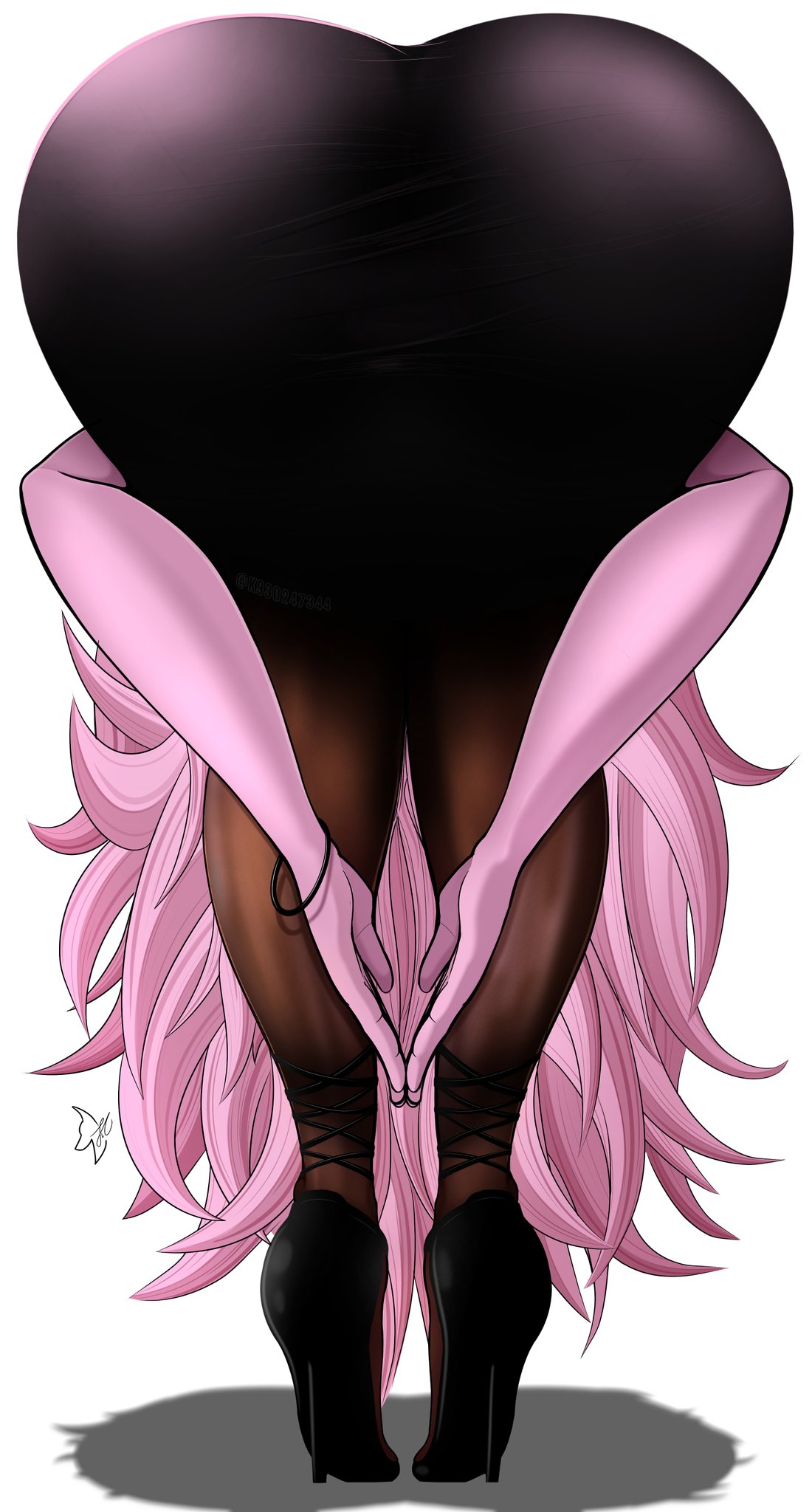 1girls, adult mina, ashido mina time-skip, ass, ass focus, ass of the gods, boku no hero academia, bubble butt, dress, dumptruck ass, female, female focus, female only, female thick thighs, high heels, k930247344, large ass, long hair, mina ashido, mina ashido curvy (meme), mina ashido time-skip, my hero academia, my hero academia (finale), pantyhose, pink body, pink hair, post-timeskip, praise da booty (meme), solo, spankable ass, thick thighs, thighs, wide hips