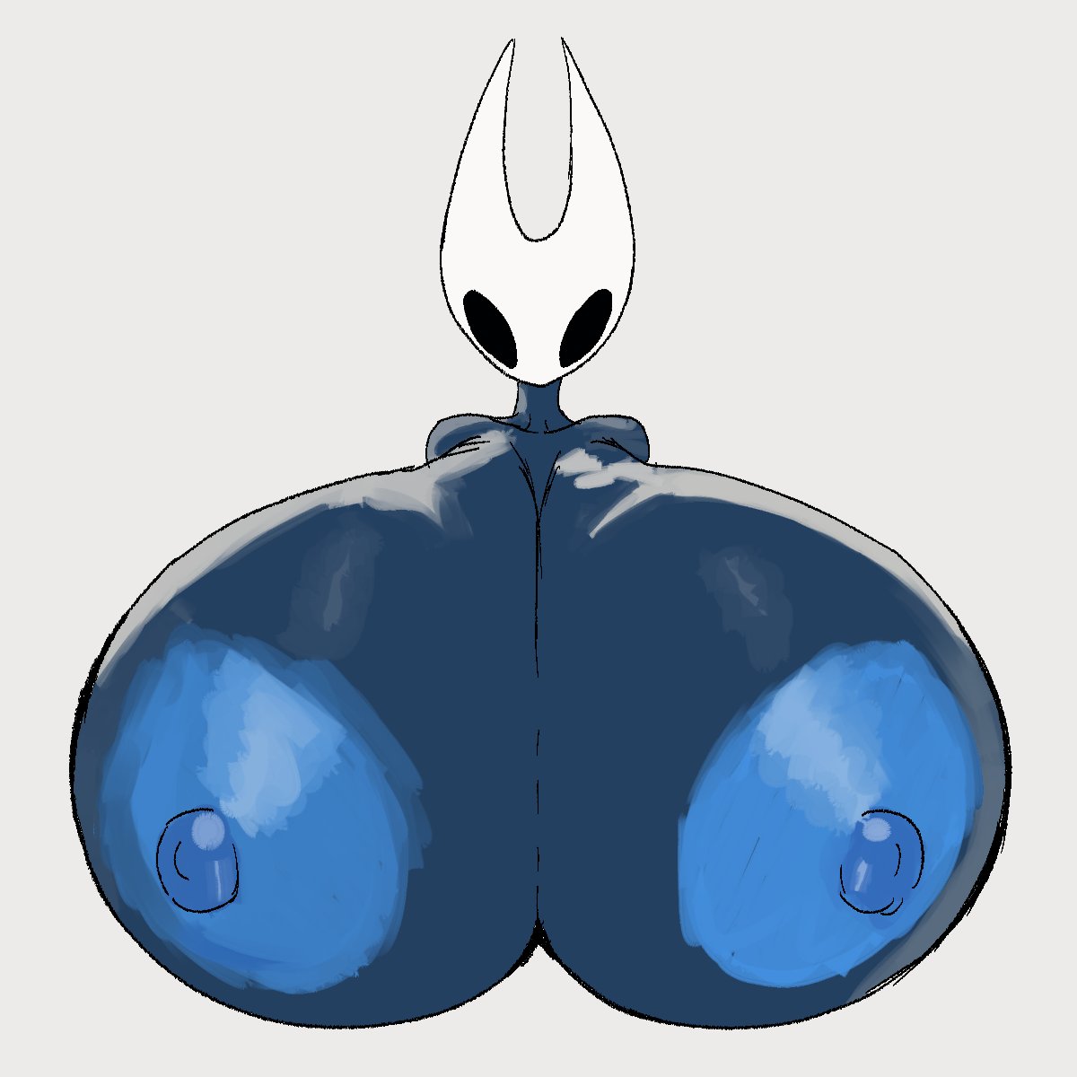 big areola, big boobs, big breasts, big nipples, blue areola, hollow knight, hollow knight (franchise), hollow knight: silksong, hornet (hollow knight)