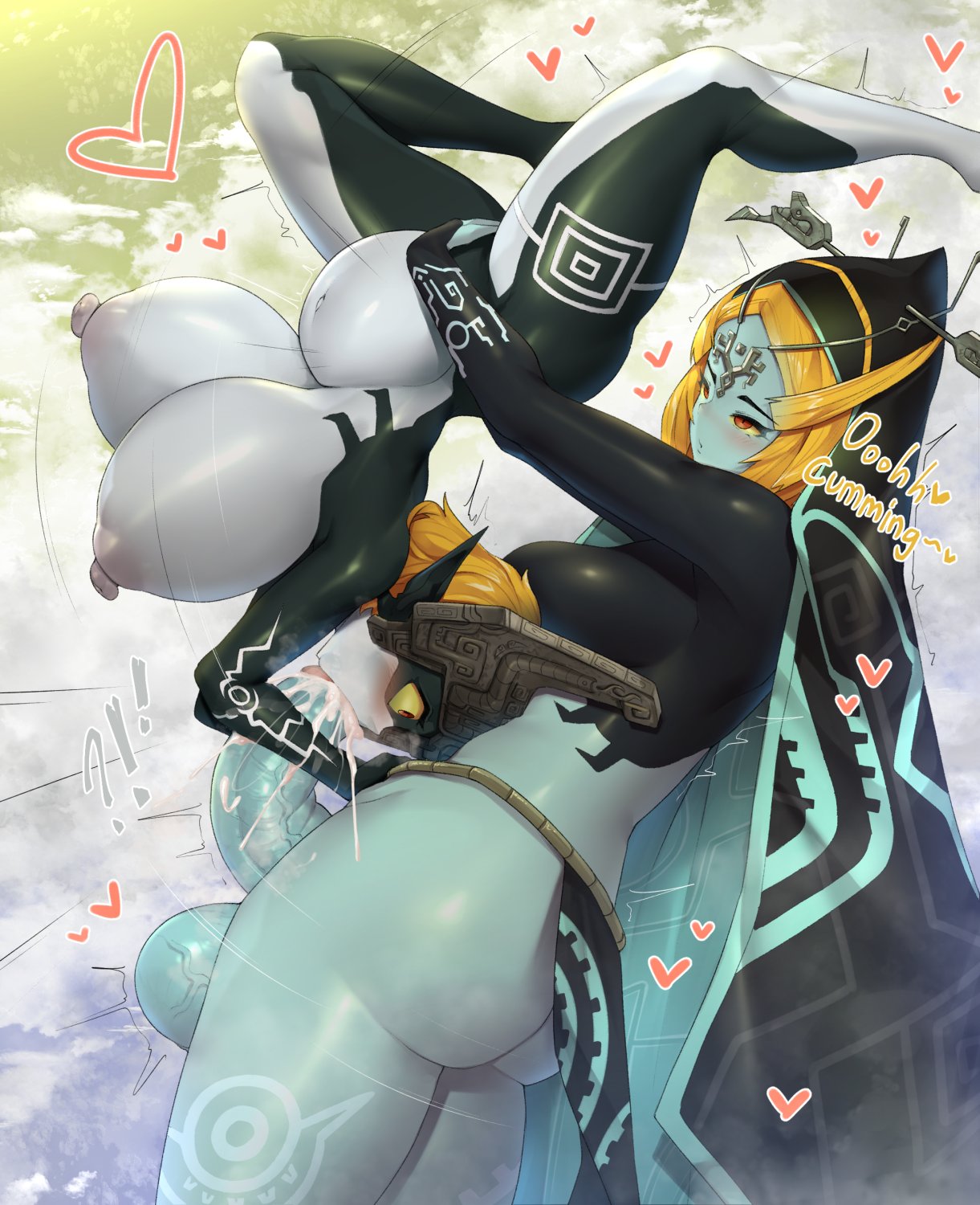 1futa, 1girls, areolae, ass, balls, big ass, big breasts, big penis, breasts, cum, cum in mouth, cum inflation, cum inside, cumflated belly, cumflation, dickgirl, erection, fellatio, female, female penetrated, futa on female, futa with female, futanari, huge breasts, humanoid, humanoid on humanoid, humanoid penetrated, humanoid penetrating, humanoid penetrating humanoid, imp, imp midna, inflation, intersex, large breasts, larger futa, living sex toy, midna, nintendo, nipples, oral, oral penetration, oral sex, penis, selfcest, sex, sinensian, size difference, smaller female, the legend of zelda, twili, twili midna, twilight princess, uncensored
