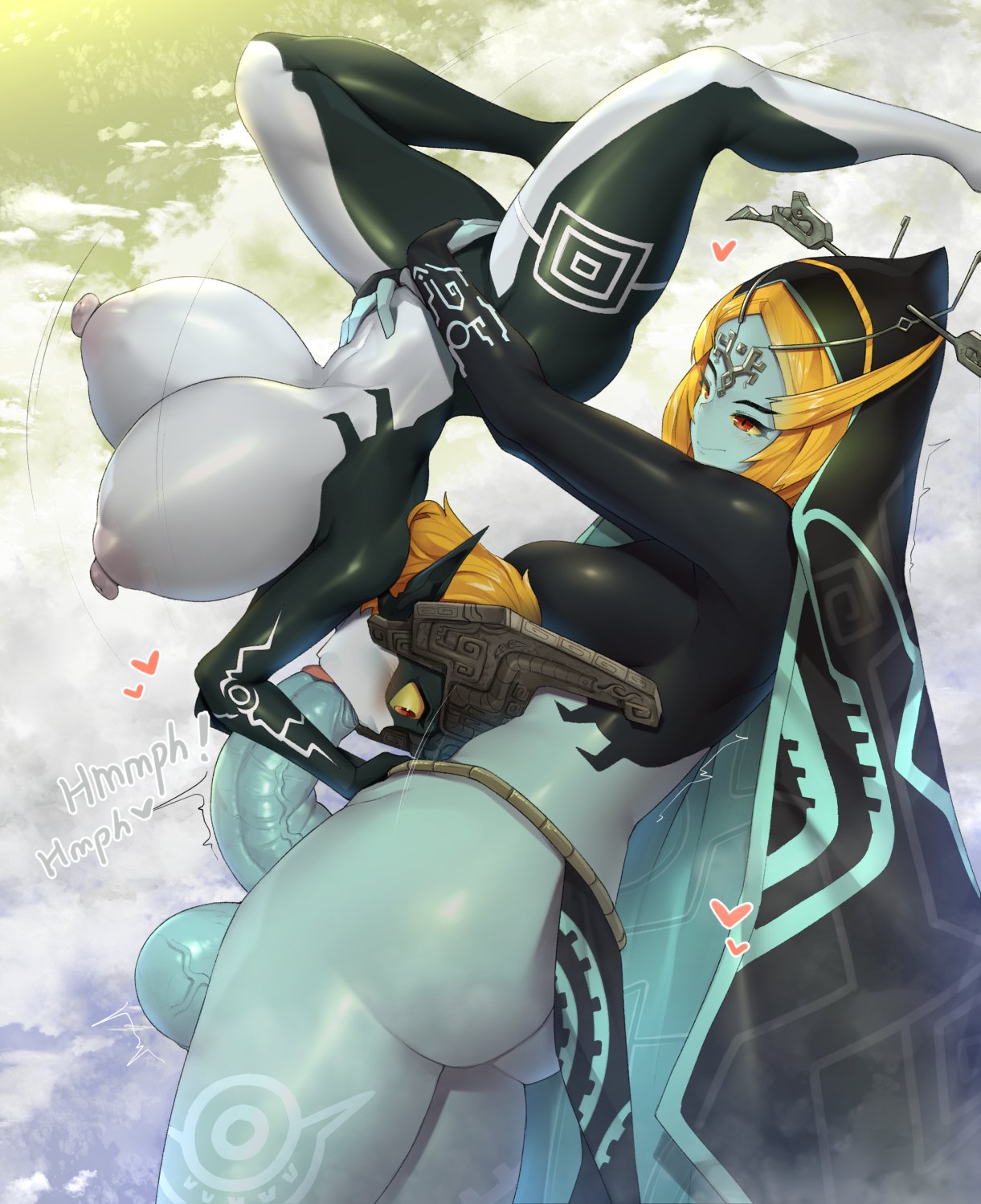 1futa, 1girls, areolae, ass, balls, big ass, big breasts, big penis, breasts, dickgirl, erection, fellatio, female, female penetrated, futa on female, futa with female, futanari, huge breasts, humanoid, humanoid on humanoid, humanoid penetrated, humanoid penetrating, humanoid penetrating humanoid, imp, imp midna, intersex, large breasts, larger futa, living sex toy, midna, nintendo, nipples, oral, oral penetration, oral sex, penis, selfcest, sex, sinensian, size difference, smaller female, the legend of zelda, twili, twili midna, twilight princess, uncensored