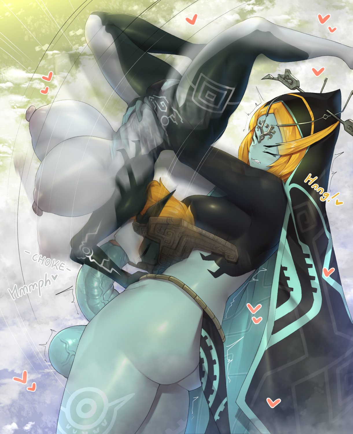 1futa, 1girls, ahe gao, angry, angry sex, areolae, ass, balls, barefoot, big ass, big breasts, big penis, breasts, clenched teeth, dickgirl, erection, fellatio, female, female penetrated, futa on female, futanari, huge ass, huge breasts, humanoid, humanoid on humanoid, humanoid penetrated, humanoid penetrating, humanoid penetrating humanoid, imp, imp midna, intersex, large breasts, larger futa, living sex toy, midna, moaning, naughty face, nintendo, nipples, oral, oral penetration, oral sex, penis, rape, rough sex, seductive, selfcest, sex, shortstack, sinensian, size difference, smaller female, the legend of zelda, thick thighs, twili, twili midna, twilight princess, uncensored