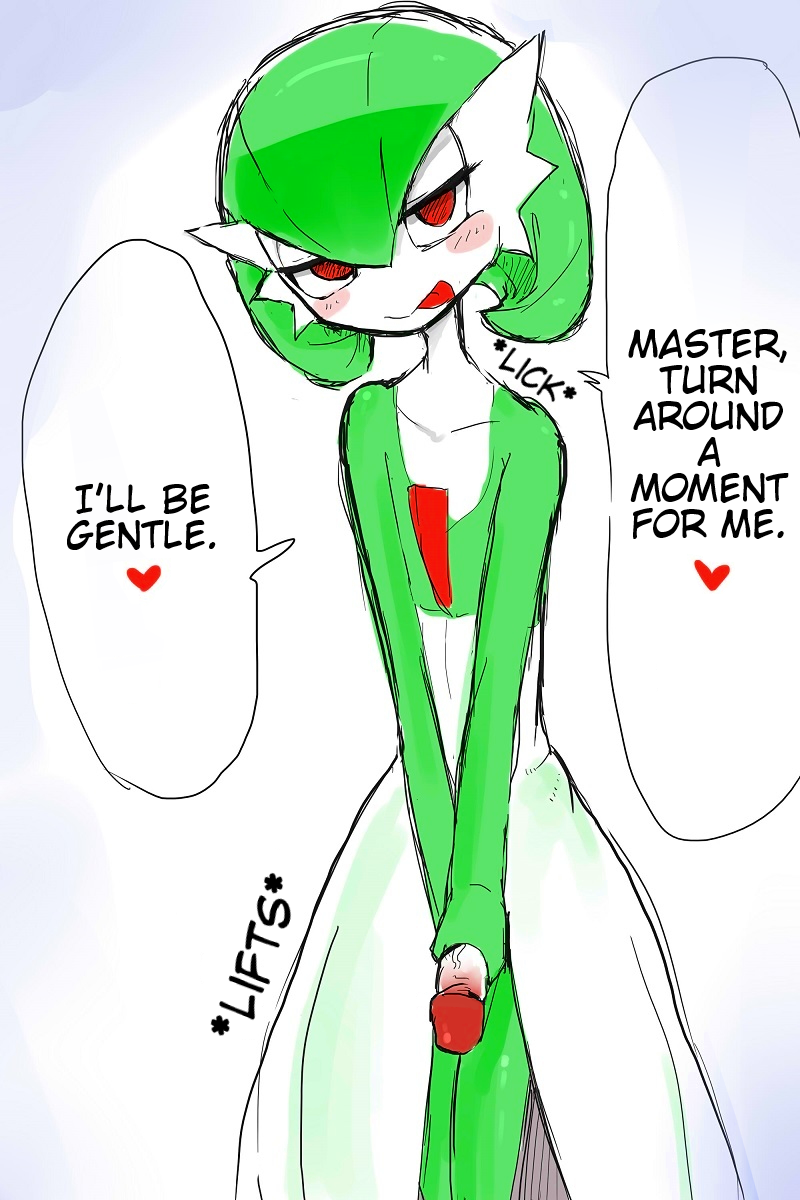 1boy, aroused, blush, decensored, dialogue, dress, dress lift, english text, erection, eye contact, eyes half open, femboy, gardevoir, girly, green skin, grin, hard translated, heart, hi res, highres, holding penis, humanoid penis, imminent sex, licking lips, looking at viewer, male, male focus, male gardevoir, male only, male pokemon, masturbation, naughty face, nintendo, nishikun, penile masturbation, penis, penis under skirt, pokemon, pokemon (species), pokemon rse, pov, presenting penis, red eyes, seductive, simple background, smile, smiling, smiling at viewer, solo, solo focus, solo male, sound effects, speech bubble, standing, talking to viewer, text, tongue, tongue out, translated, trap, uncensored, veiny penis, white skin