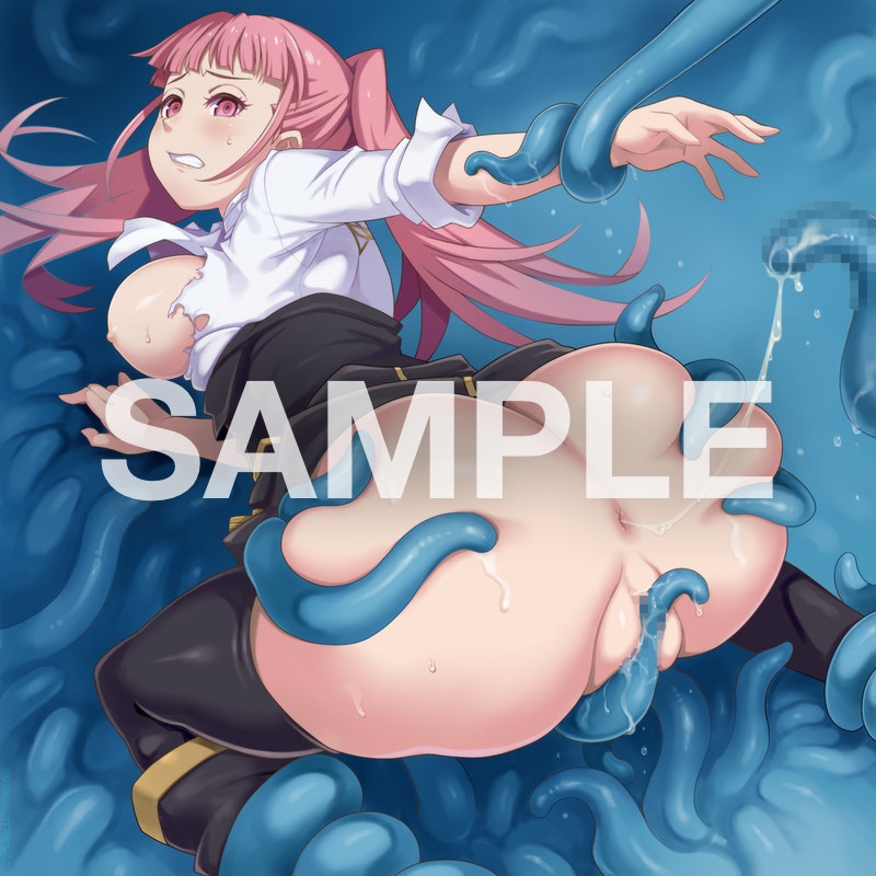 after_anal all_fours arm_grab ass ass_grab breasts captured censored fire_emblem fire_emblem:_three_houses grinding hilda_valentine_goneril huge_ass leg_grab maruto maruto! nintendo pink_eyes pink_hair restrained ripped_clothing sample sideboob sweatdrop teeth_clenched tentacle tentacle_pit thighhighs twintails