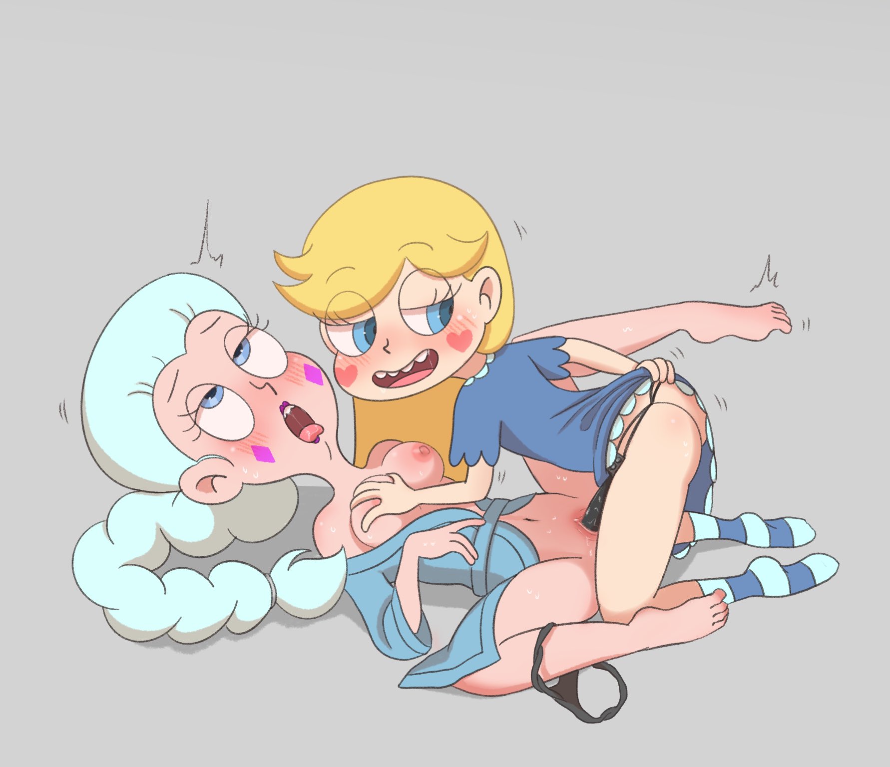 2girls, age difference, ahe gao, ahegao, breasts, daughter penetrating mother, dildo, disney, disney channel, disney xd, female, female only, femdom, femsub, h space, h2so3 (artist), incest, light skin, light-skinned female, milf, moon butterfly, mother and daughter, mother penetrated, multiple females, multiple girls, nipples, pale skin, pale-skinned female, pussy, shaved pussy, simple background, star butterfly, star vs the forces of evil, strap-on, strapon, tagme, tongue, vaginal penetration, yuri