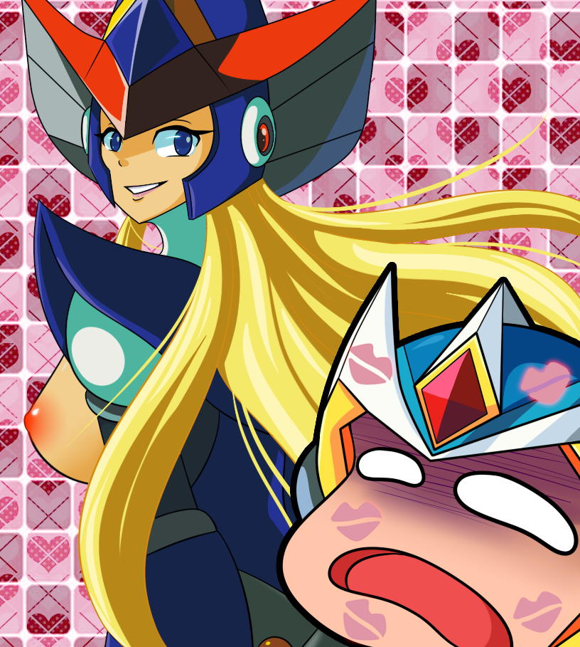 berkana breasts kamira-exe mega_man mega_man_x