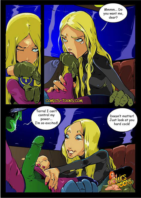 beast_boy comic comics-toons.com dc_comics female green_skin okunev sex smooth_skin straight teen_titans terra_(dc)