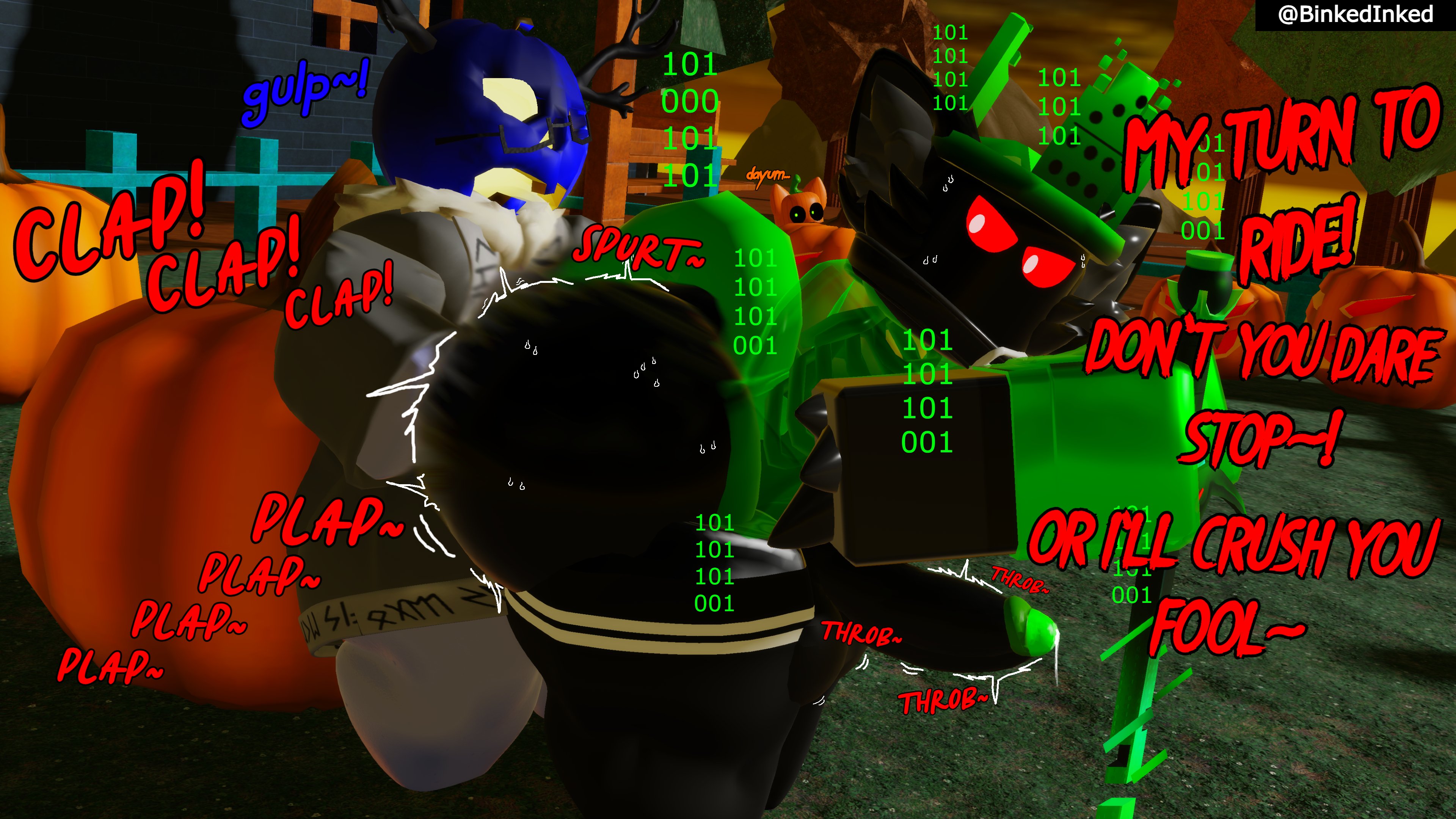 1x1x1x1, 1x1x1x1 (forsaken), 2boys, 3d, 3d (artwork), 3d model, anal, binkedinked, dialogue, dusekkar, dusekkar (forsaken), forsaken (roblox), gay, gay sex, male only, matt dusek, onomatopoeia, partially clothed, penis, roblox, roblox game, robloxian, tagme, thighs
