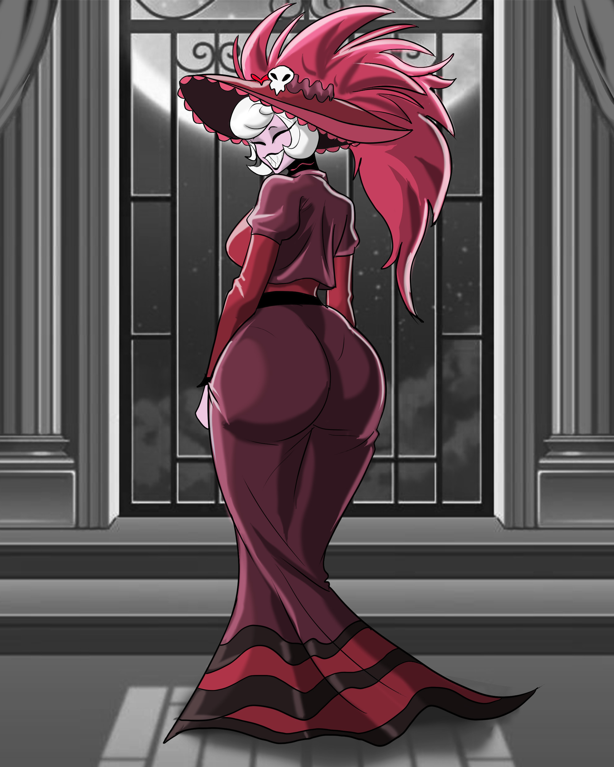 1girls, artist request, female, hazbin hotel, rosie (hazbin hotel), tagme
