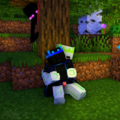 2boys black enderman fr1ka gay male_only minecraft penis players slime white