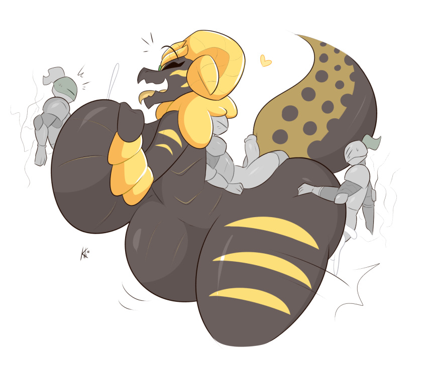1girls, 3boys, against wall, anthro, anthro penetrated, big ol honkers, cum, cum inflation, cum inside, cumflated belly, cumflation, female, female penetrated, inflation, kilinah, kulve taroth, larger female, male, male penetrating, male penetrating female, male/female, monster hunter, monster hunter world, sex, size difference, smaller male, tagme