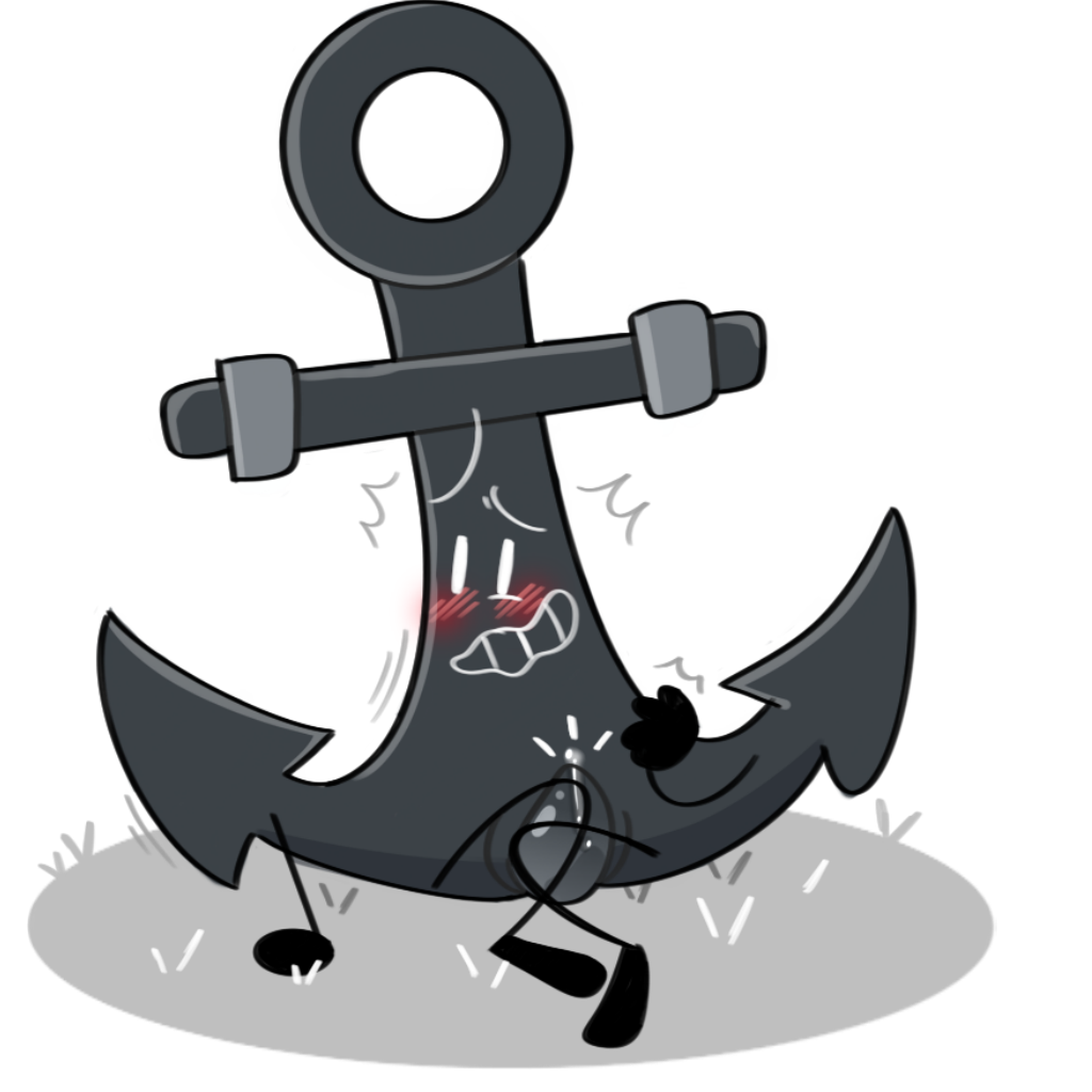 anchor anchor_(bfdi) battle_for_dream_island blush fanartist object object_shows solo the_power_of_two