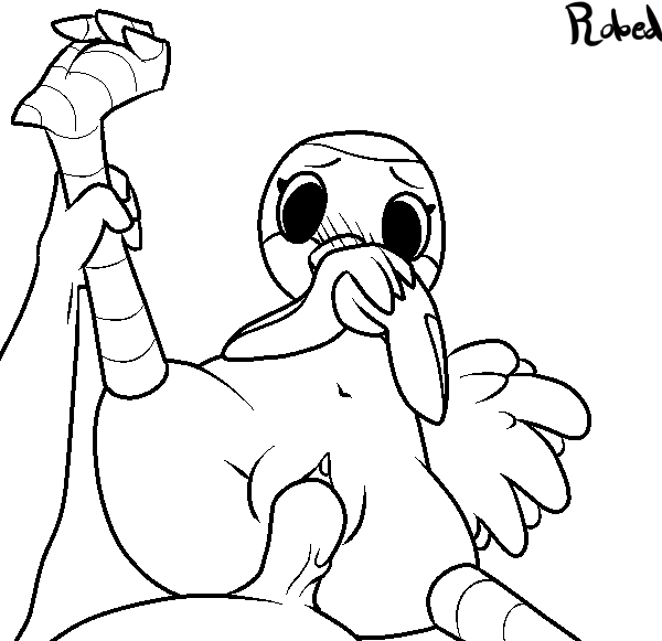 animal_crossing anthro avian beak bird blush crane_(bird) duo feathers female female_focus female_penetrated genitals gladys_(animal_crossing) gruiform grus_(genus) human humanoid_genitalia humanoid_penis leg_grab male male/female male_penetrating male_penetrating_female mammal monochrome nintendo penetration penis pussy raised_leg red-crowned_crane robedart sex solo_focus tail_feathers vaginal_penetration vaginal_penetration video_games