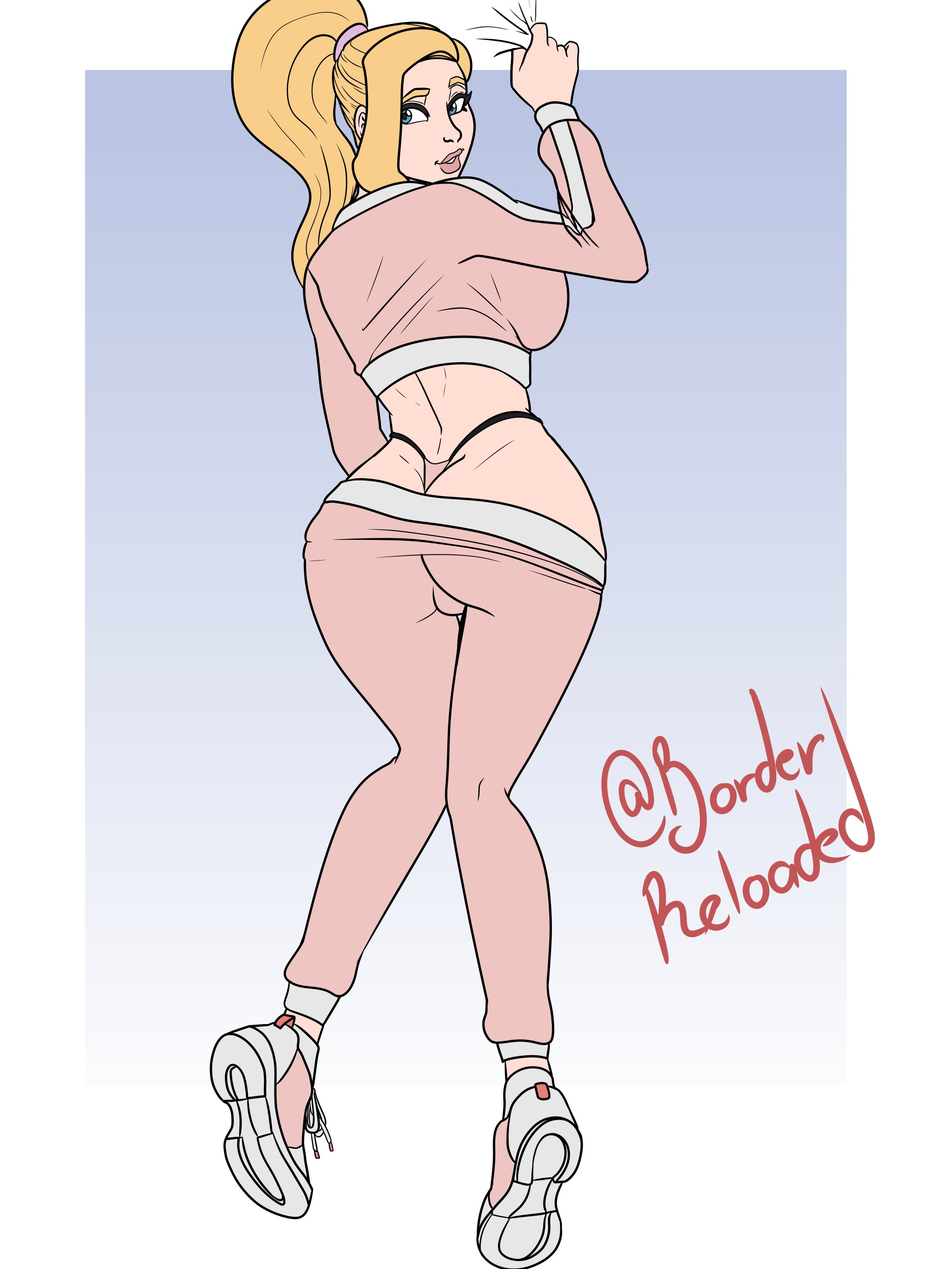 2d, blonde hair, borderreloaded, busty, courtney babcock, female, hourglass figure, long hair, paranorman, tagme, wide hips