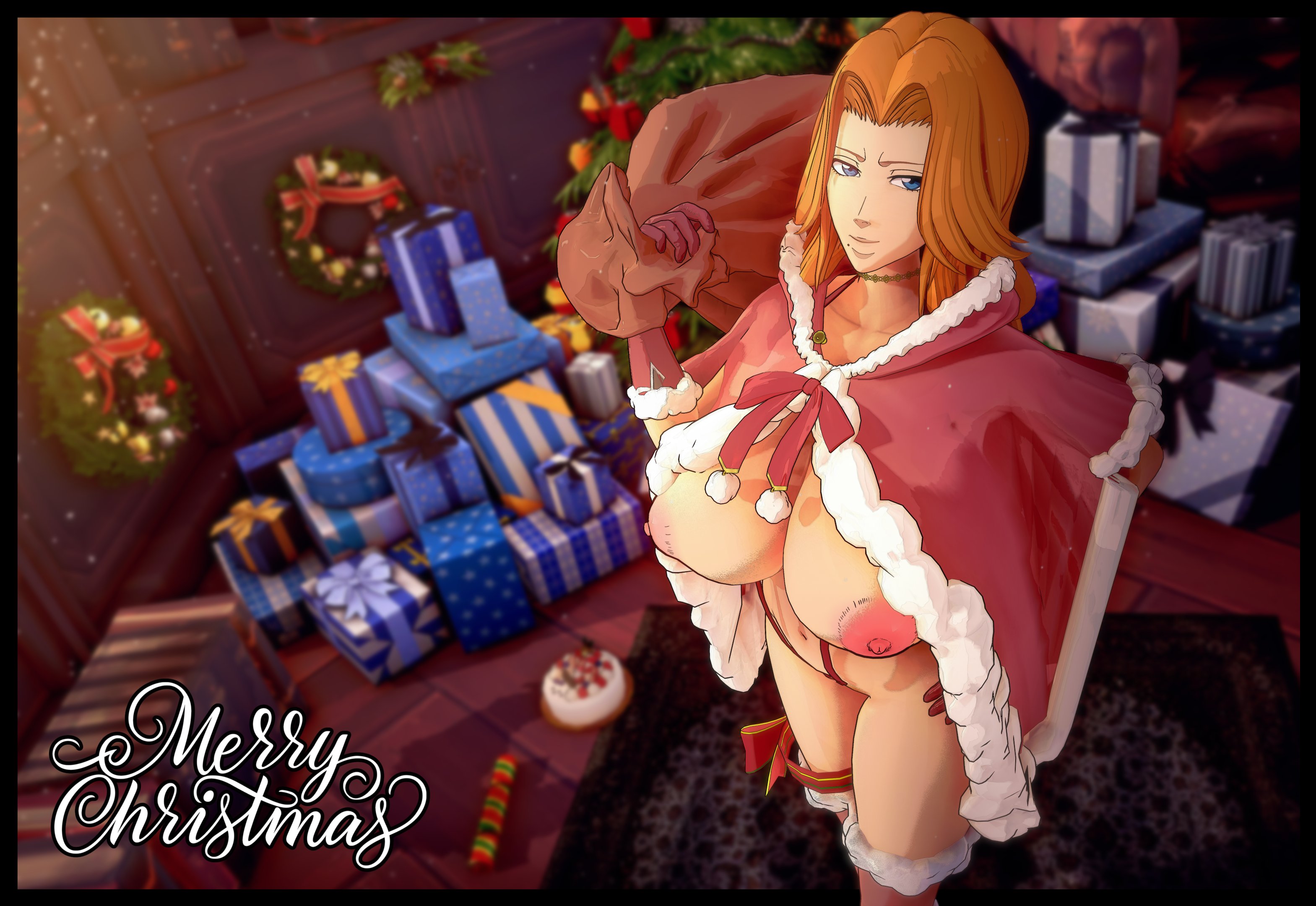 1girls, 2d, anus, ass, big ass, big balls, big breasts, big butt, big hips, big thighs, bikini, bleach, blowjob, blush, blush lines, breasts, brown eyes, buttocks, caucasian, caucasian female, christmas, christmas outfit, curvaceous, curvaceous female, curvaceous figure, curvy, curvy body, curvy female, curvy figure, female, gigantic ass, gigantic boobs, gigantic breasts, gigantic butt, gigantic tits, golden eyes, height difference, high quality, high resolution, hips, huge ass, huge boobs, huge breasts, huge butt, huge hips, huge thighs, imminent orgasm, imminent sex, japanese, japanese female, japanese text, long hair, machine translated, male, massive ass, massive boobs, massive breasts, massive butt, massive hips, massive thighs, massive tits, matsumoto rangiku, notes translation, nude, orange hair, preview, pussy, pussy juice, pussy lips, sample, sexy, sexy female, shawshank5, short hair, size difference, sucking, tattoo, thick thighs, thighs, titjob, translated, translation check, voluptuous, voluptuous female, white body, white hair, white skin, wide hips, wide thighs