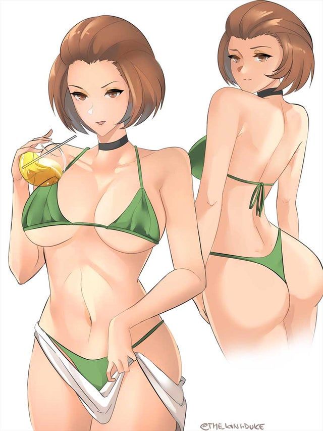 1girls back-tie_bikini back-tie_top bare_arms bare_midriff bare_shoulders bare_thighs belly big_ass big_breasts bikini breasts brown_eyes brown_hair child_bearing_hips cleavage female female_focus female_only fire_emblem fire_emblem:_three_houses green_bikini green_bikini_bottom green_bikini_top green_swimsuit hips hourglass_figure human human_focus human_only large_breasts light-skinned_female light_skin manuela_casagranda mature mature_female mature_woman midriff milf mole_under_eye navel nintendo pose posing short_hair sideboob simple_background skimpy skimpy_bikini solo solo_female solo_focus stomach swimsuit the_kingduke thick thick_ass thick_hips thick_thighs tommietomm underboob white_background wide_hips