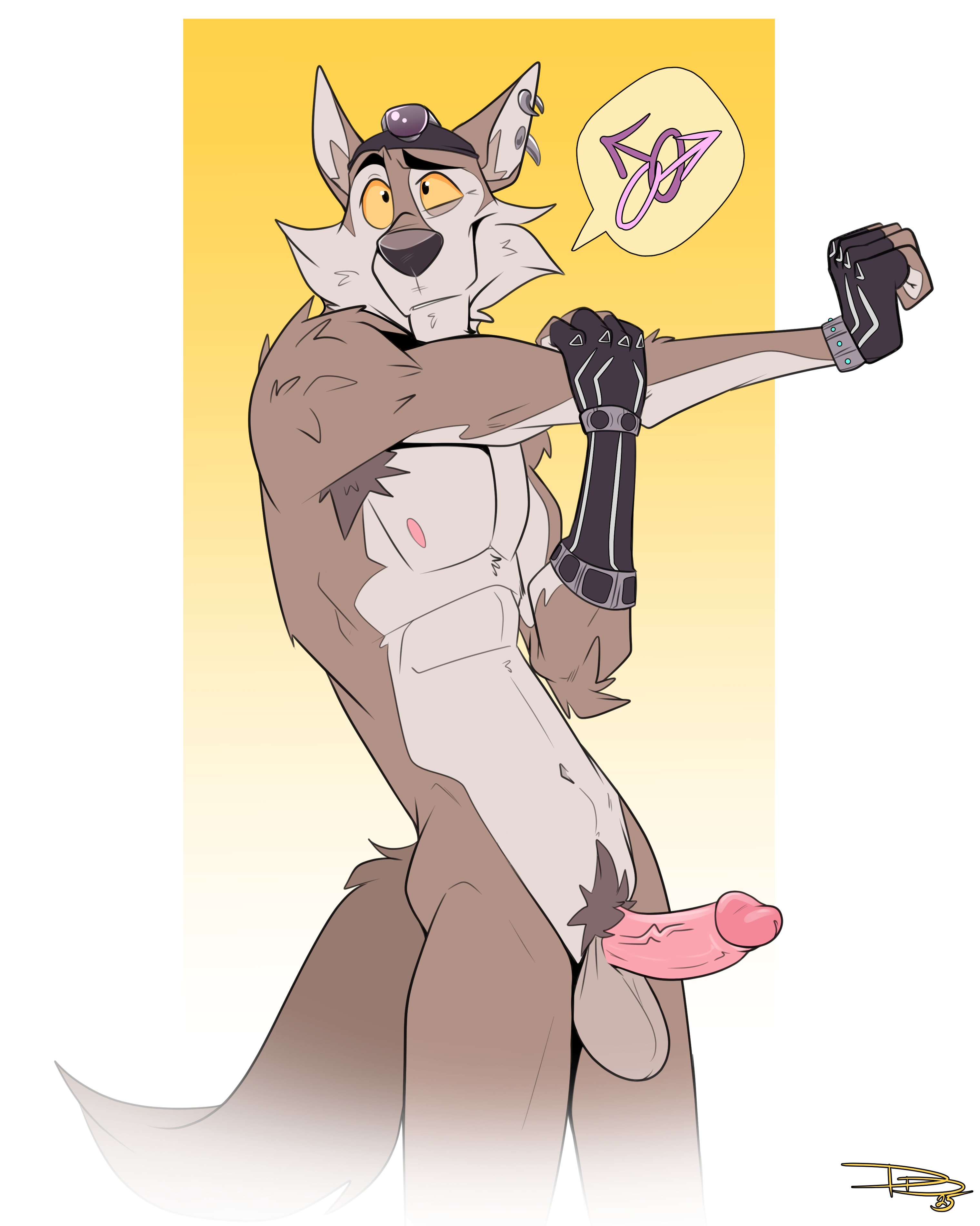 1boy, 2025, 2d, abs, anthro, anthropomorphic, canid, canine, canis, ddcollie ad, ear piercing, ear piercings, erect penis, erection, fortnite, furry, furry male, furry only, gay, gloves, gloves only, hairy armpits, male, male only, naked, naked male, nipples, nude, nude male, penis, pubes, six pack, skinny, solo, solo male, standing, stretching, twink, vein, veiny penis, wendell (fortnite), wolf, yellow eyelids